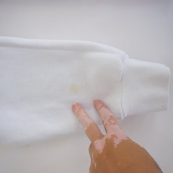 Russell Athletic White Cotton UCLA Spell Out Collegiate Crewneck Sweatshirt M - Picture 10 of 10